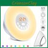 Stylish Led Wake-up Light Alarm Clock For Bedrooms Featuring 24 Hour Digital Display Functionality