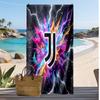 Juventus FC Printed Beach Towel Quick Dry Soft TowelPortable Large Rectangular Beach Blanket for Travel Swimming Pool