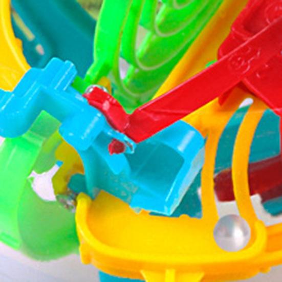 3D Maze Puzzle Labyrinth Magical Intellect Ball Kids Children Intelligence Toy