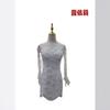 European and American New Tube Top Heavy Industry Slim-fitting Hip-wrapping White Short Party Dress