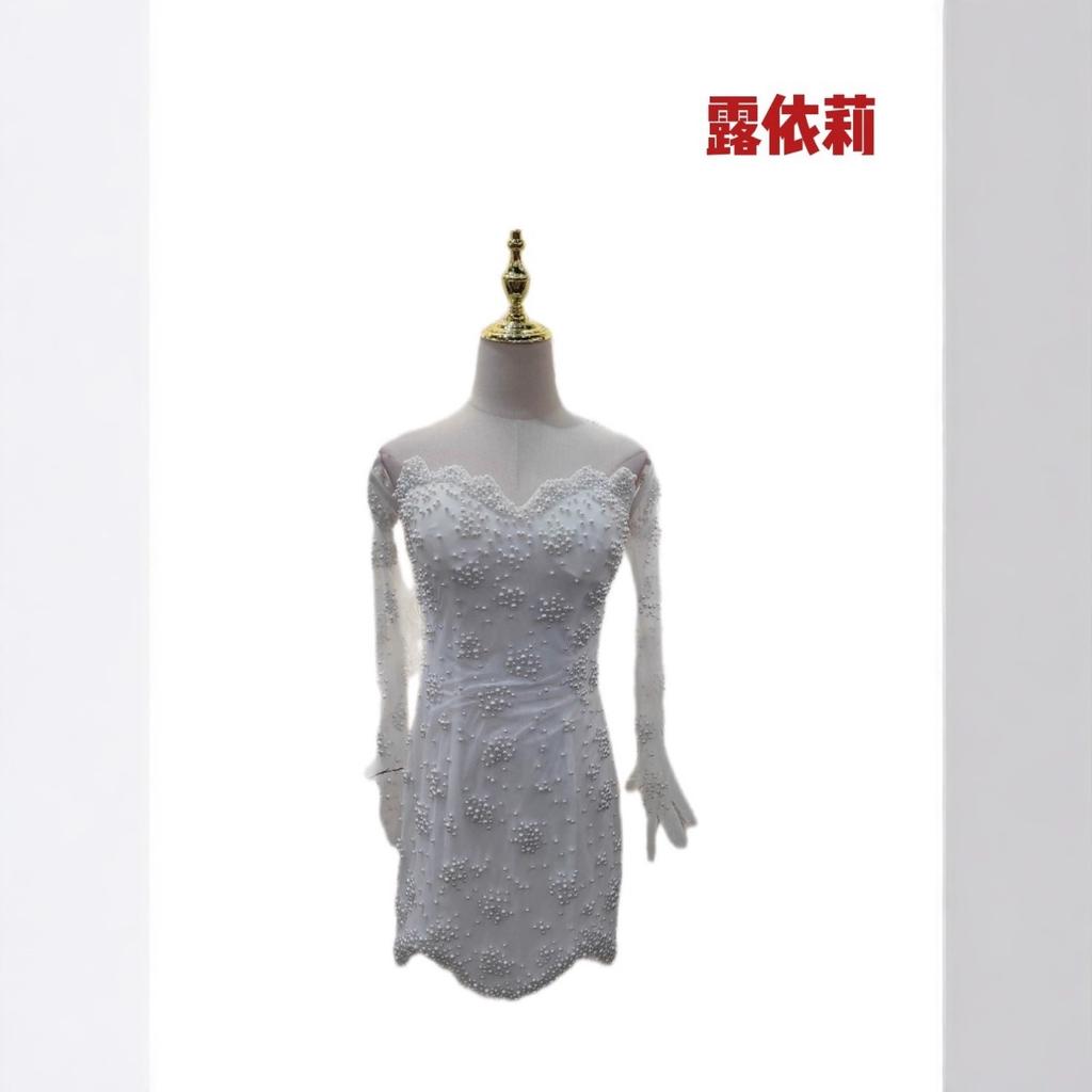 European and American New Tube Top Heavy Industry Slim-fitting Hip-wrapping White Short Party Dress