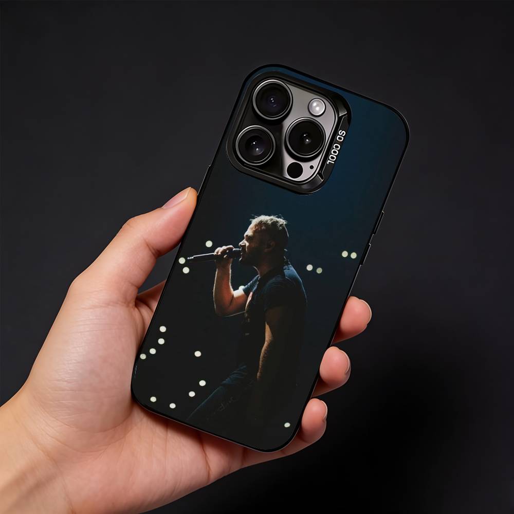 J-Julien Mari Jul   Phone Case For iPhone17, 16,15,14,13,12 Pro Max Black Candy Matte Shockproof Cover