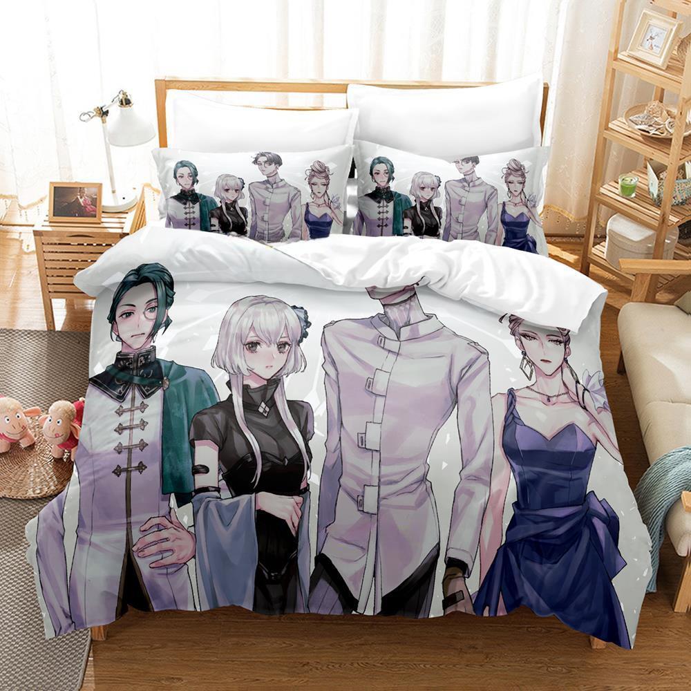Game Jack Jeanne Bedding Set Single Twin Full Queen King Size Bed Set Adult Kid Bedroom Duvet cover Sets Anime Bed Sheet Set