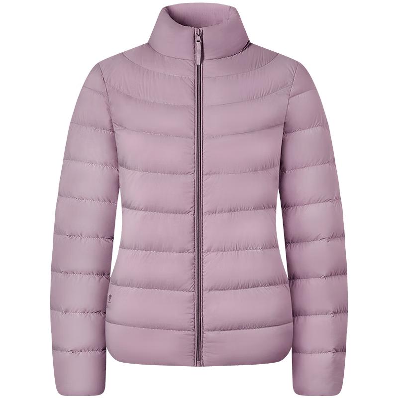 TANBOER Women's Lightweight Slim Fit Short Stand-Collar Down Jacket 310266A