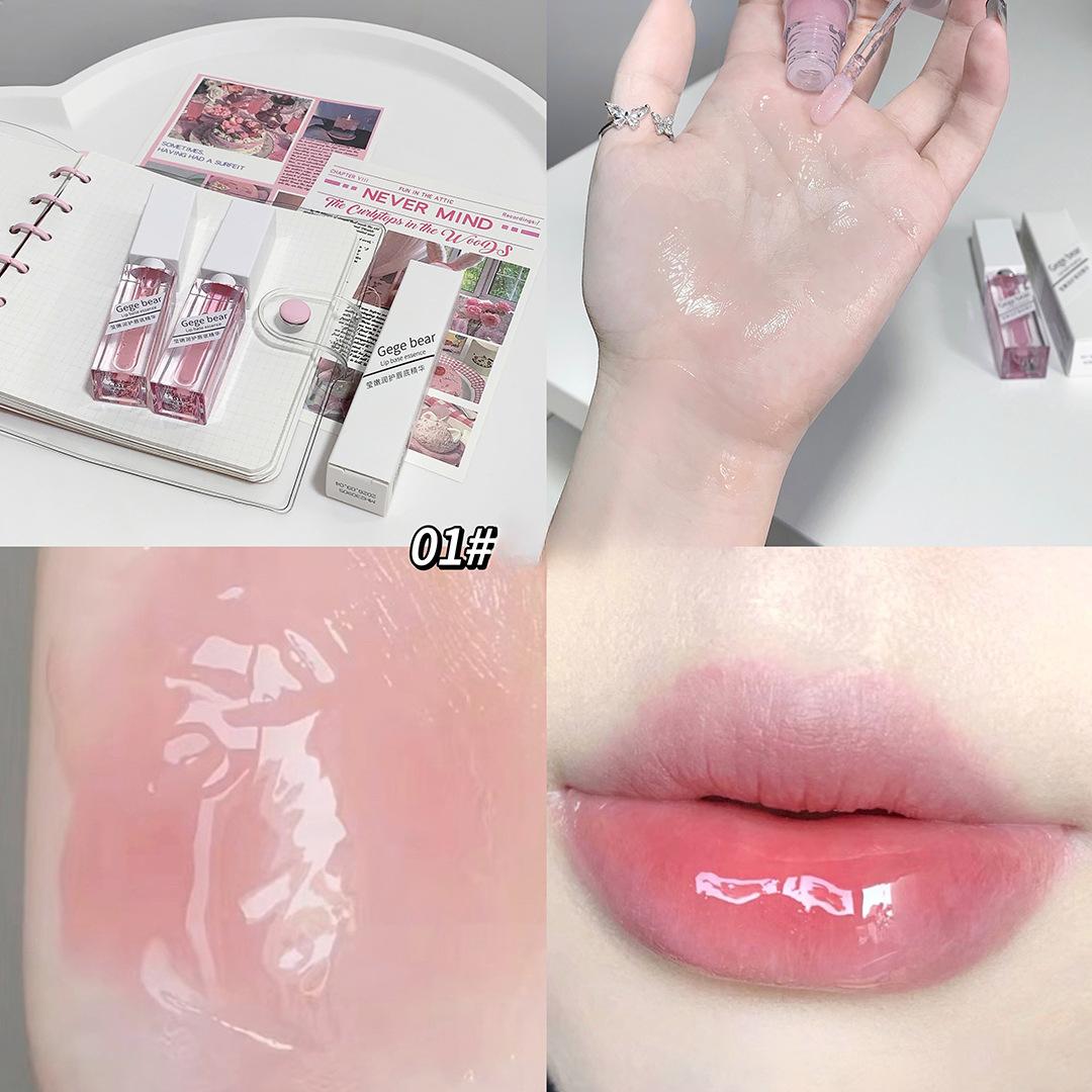 

Увлажняющая основа для губ, увлажняющий водный блеск, зеркальный пухлый блеск для губ, отбеливающий стойкий прозрачный блеск для губ