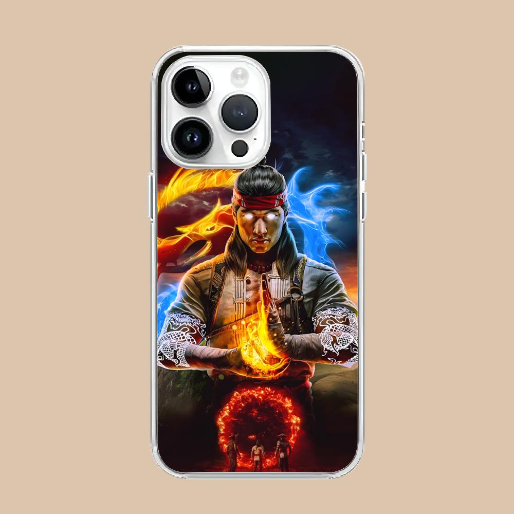 Mortal Kombat Phone Case for iPhone 16 15 14 13 12 11 X XR XS Pro Max Plus Mini Clear Transparent Cellphones Smartphone Cover