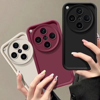 Matte, weiche Silikonhülle für OPPO Find X8 Pro, Kameraobjektivschutz, Komplettpaket, stoßfeste Abdeckung für Find X7 Ultra X6 X5 Pro