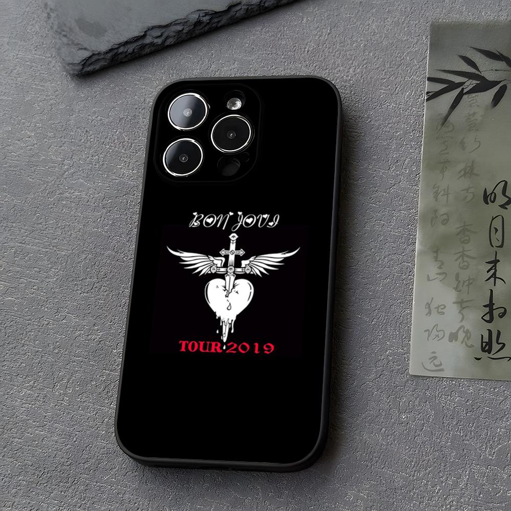 B-BonS JoviS Band Phone Case Funda For Iphone 13 17 16 11 15ProMax 14 12 Pro Xs Max Mini Xr X 7 8 6 6s Plus Covers