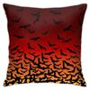 Halloween horror skull pumpkin bat cushion is suitable for home living room sofa bedroom room decoration