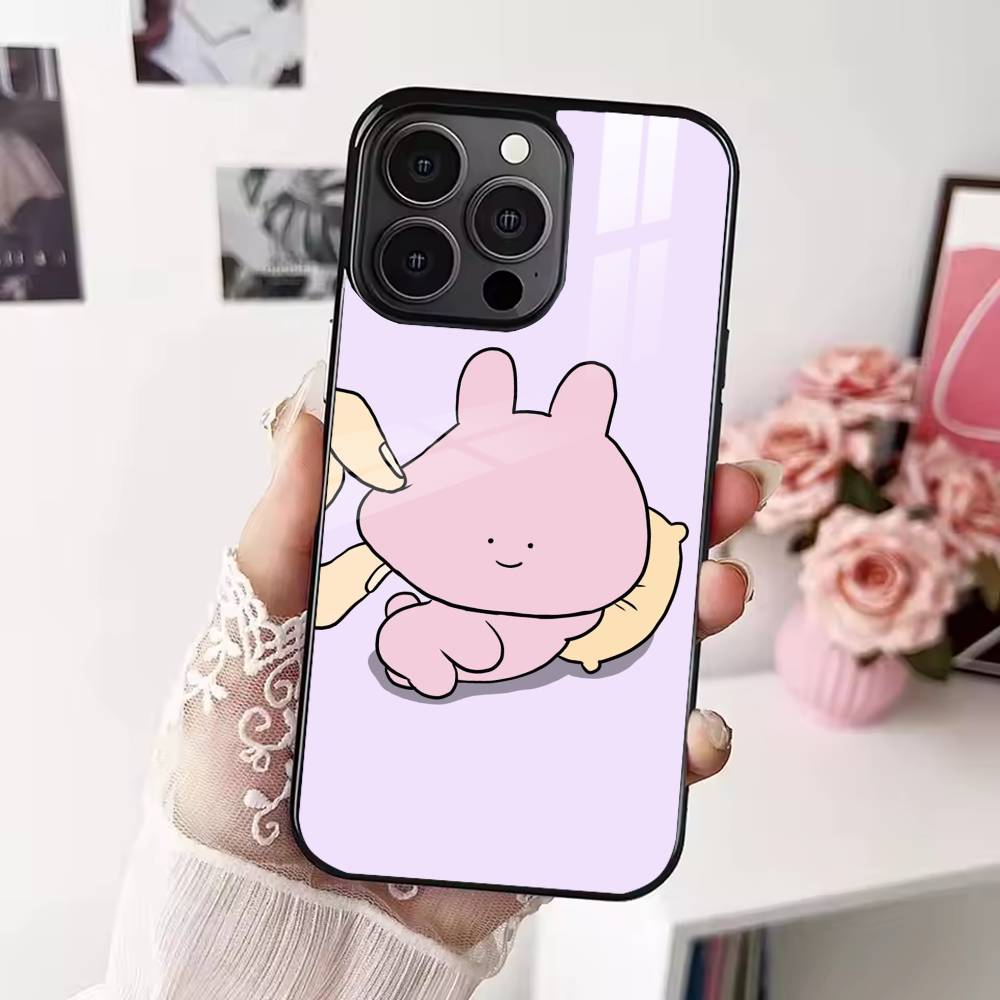 CUTE A-Asamimichan  Phone Case For iPhone 17,16,15,14,13,12,Plus,Pro,Max for Magsafe Magnetic Wireless Charging