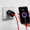 USB-C 60W Braided Cable 1.5m - Red