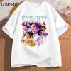 Zoey Huntrix Kpop Demon Hunters Tshirt for Men Women Graphic Tees Harajuku Cotton Short Sleeve Male Clothes Trendy Clothing