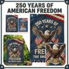 Folket 1776-2026 Flagga Memorial Day Patriotisk 250-årsdag 250 År Amerikas Förenta Stater Inomhus Trädgårdsdekoration (250 ÅR)