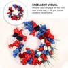 Wall Hanging Wreath Flower Garland Independence Day Garden Pendant Door Decoration
