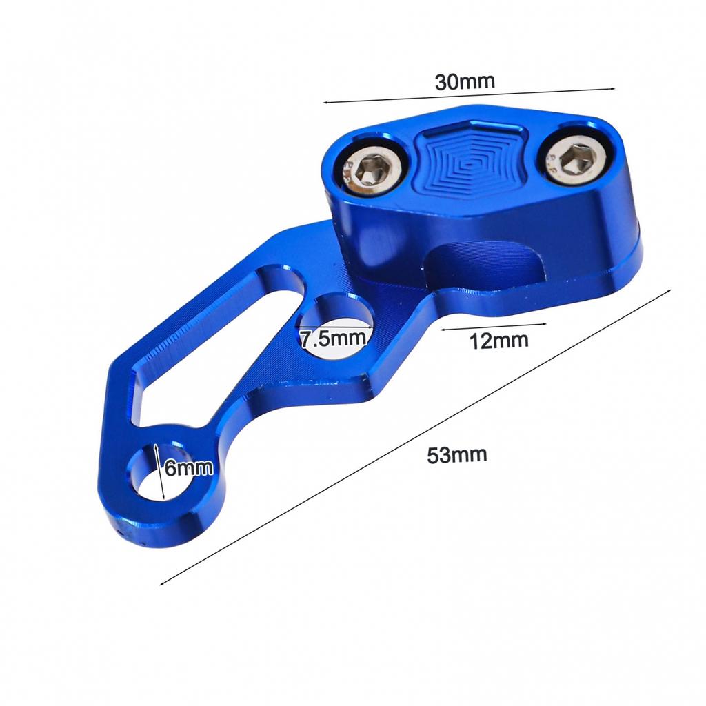 Aluminum Alloy Hose Clamp for Effective Motorcycle Brake Line Support