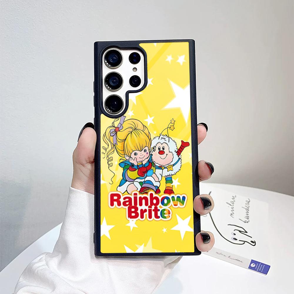 Cartoon R-Rainbow Brite Phone Case For Samsung Galaxy S26 S25 S24 S23 S22 S21 S20 FE Edge Pro Plus Ultra PC+TPU Cover