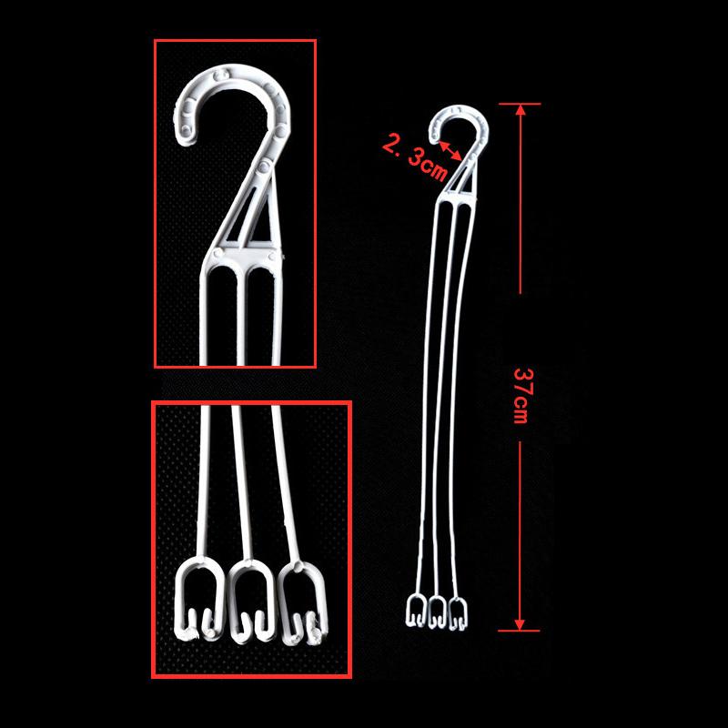 

37Cm Hook Gray/Red Plastic Flower Pot Hook Plastic Material Flower Pot Hanging Basket Hook белый