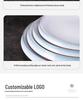 Artistic Melamine Round Plate for Cold Dishes - Ideal for Restaurants & Hotels, Perfect for Western Food & Steak.