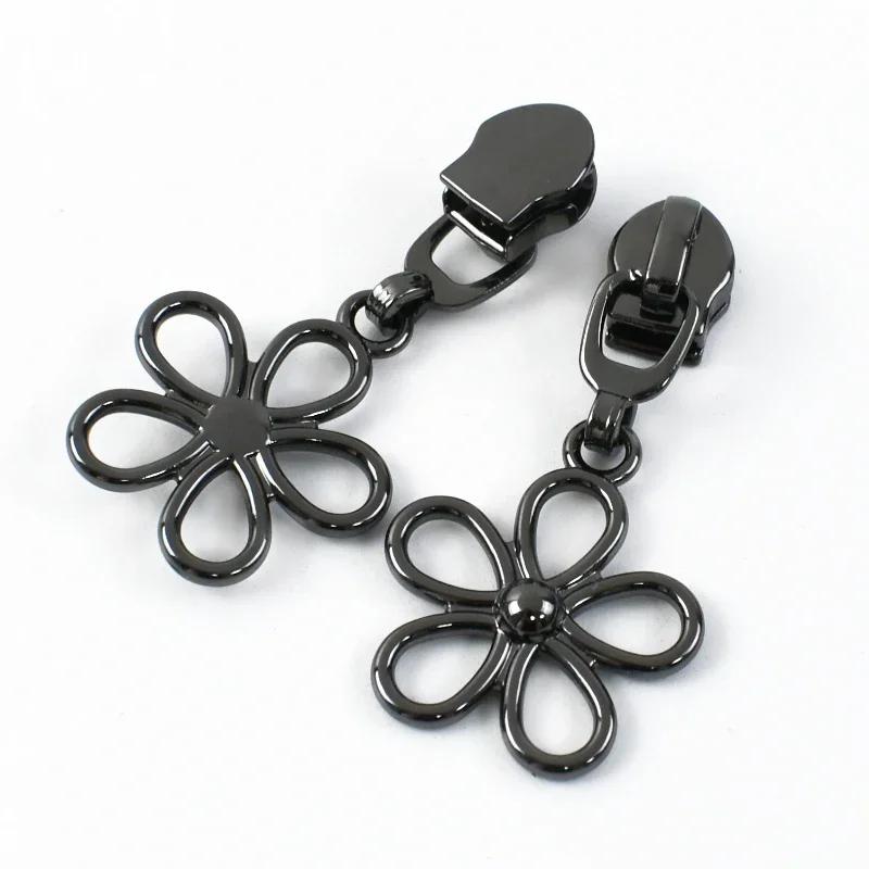 5/10/20Pcs 5# Zipper Slider for Nylon Zippers Zip Head Puller Lock Bag Clothes Purse Tailor Repair Kit DIY Sewing Accessories