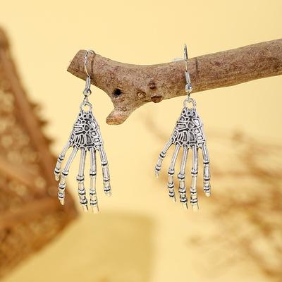 Halloween Earrings Horror Funny Skull Spider Pumpkin Ghost Black Cat Halloween Stud Earrings Ornament Earrings