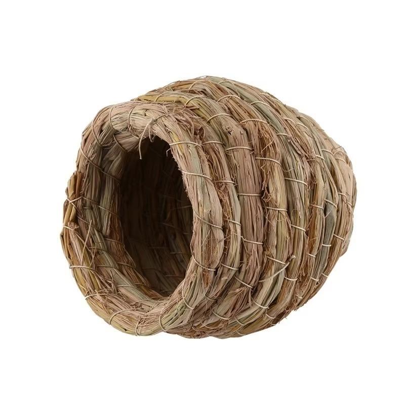 Handmade Grass Woven Bird Nest Xuan Feng Parrot Hummingbird Hanging Birds House Pet Supplies Poultry Toys Grass Nest BreedingBox