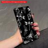 2DFlat Samsung Phone Case Black & White Insect Pattern Phone Case Applicable To Galaxy S22 S23 S24 S25ULTRA S26 A12 A13 A14 A15 A16