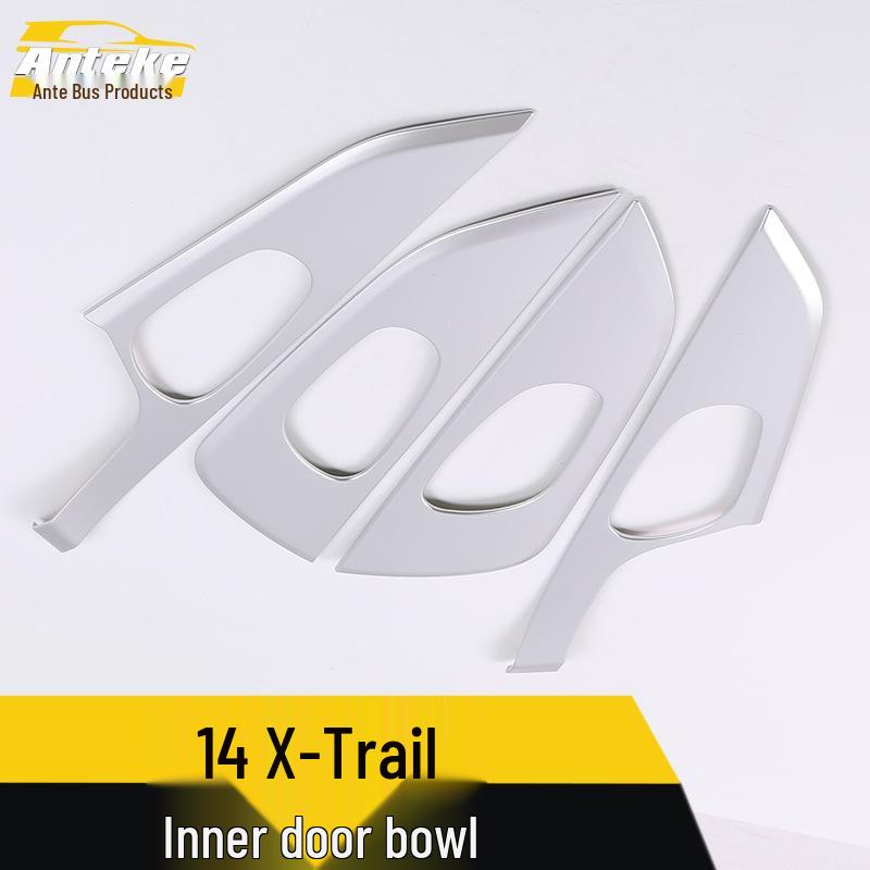 Compatible with 14 Qijun Models: Anti-Scratch Interior Door Handle Bowl Decorative Sticker