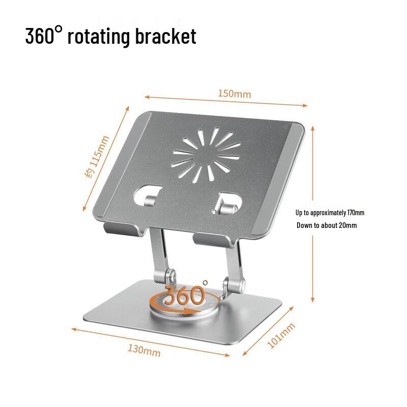 OLOEY Rotating Desktop Tablet Phone Folding Stand