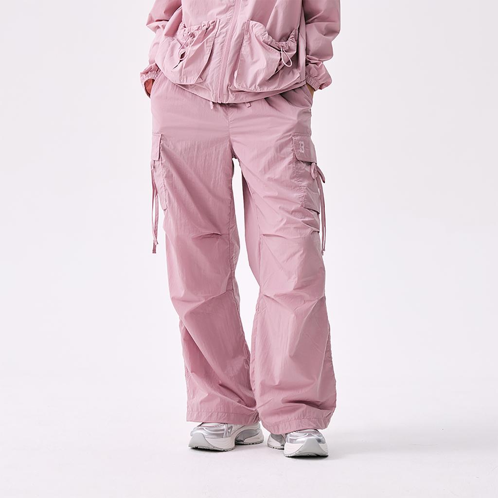 New MLB Boston Red Sox Basic Collection SSS25 Cargo Pants Women's Heather Gray Purple 3FWPB0653-43PPM