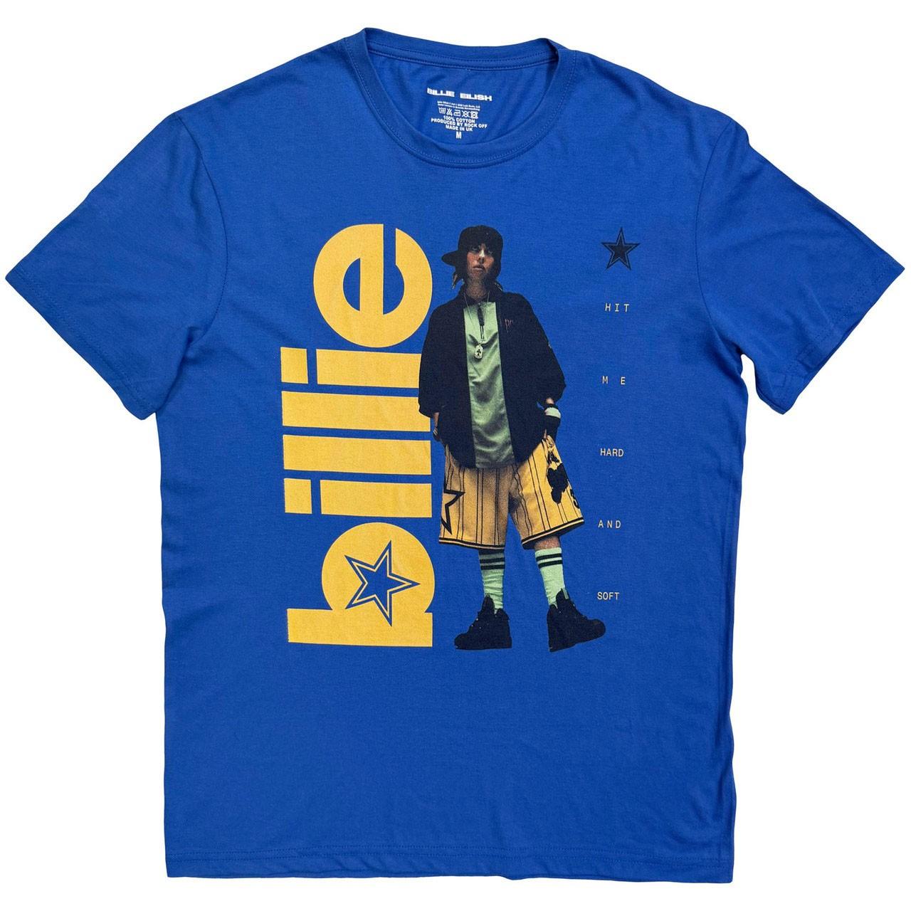 Billie Eilish - Billie - Blue t-shirt XXL