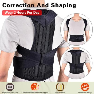 Correcteur de Posture scoliose, attelle dorsale, Corset de colonne vertébrale, thérapie des épaules, soutien, Correction de Posture
