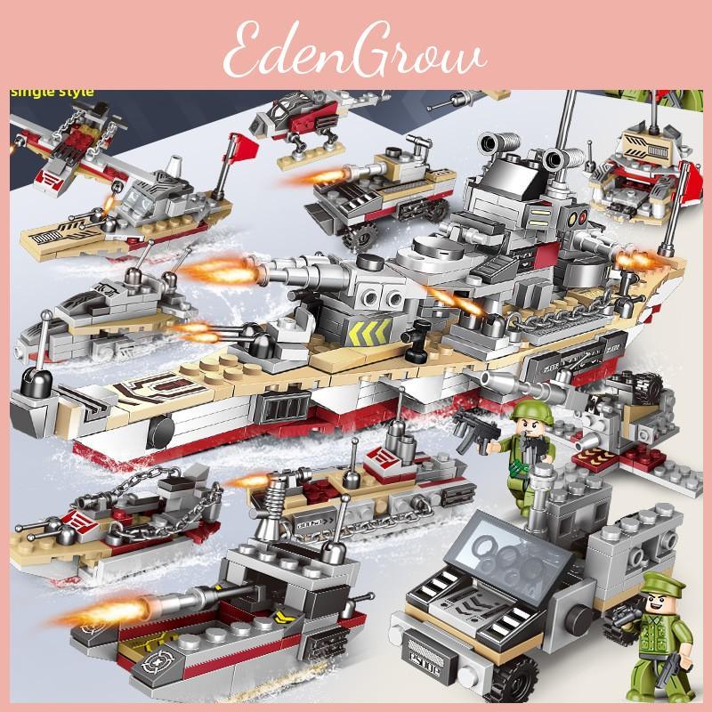 Cruiser Creative Bismarck Warship Assembling Building Blocks For Gift Childrens