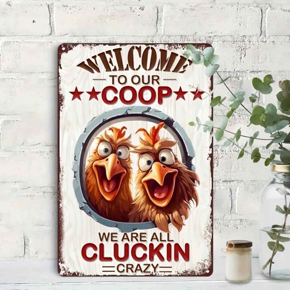 Vintage Metal Sign Retro Wall Art Home Decor 20x30cm