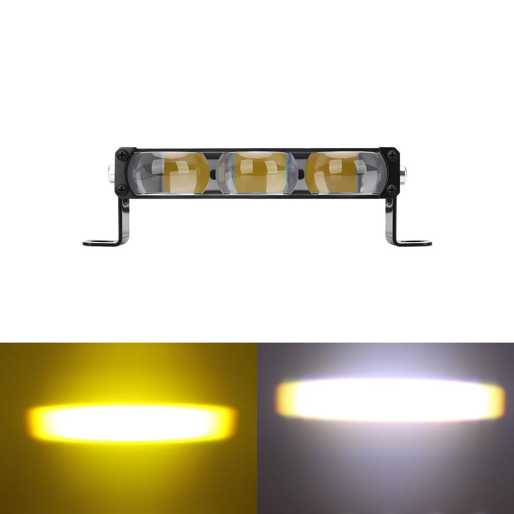 Truck LED Headlight 30W Spotlight 12V-30V LED Auxiliary Work Lamp Daytime Running Light Grille Front Lights Dual Color Car UTV