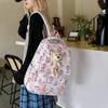 Schoolbag New Large-capacity Backpack Small Schoolbag Student Schoolbag Lightweight Trendy Multi-layer Printing Cute Casual Backpack
