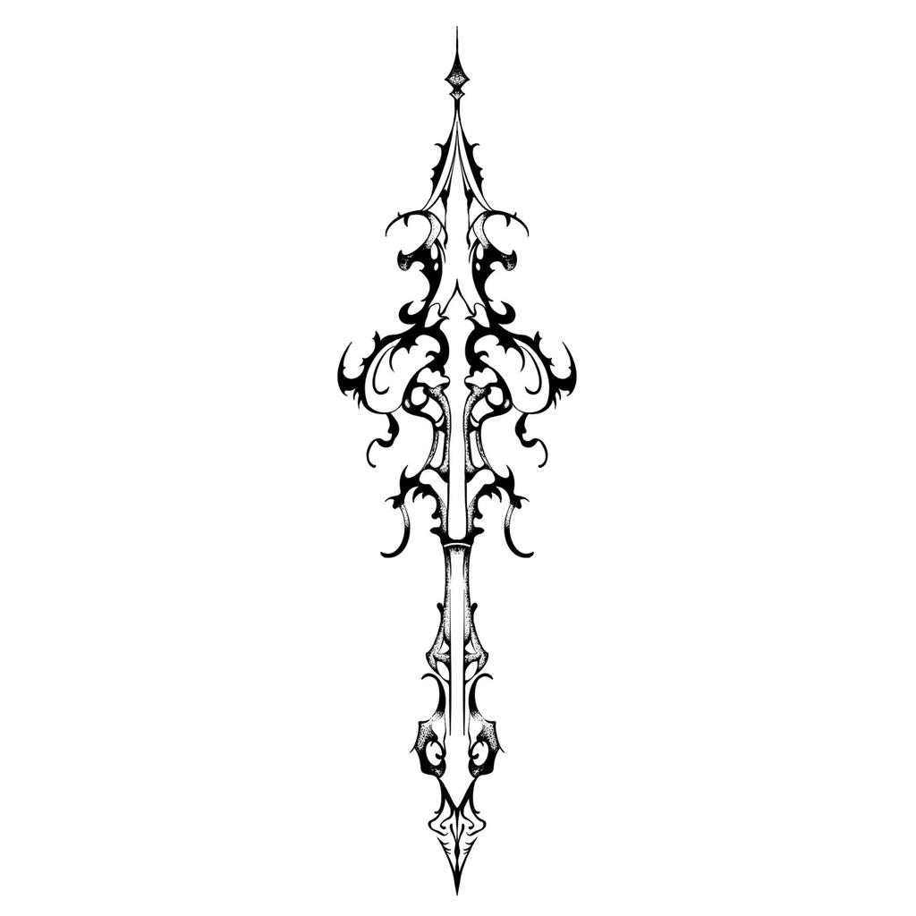 Sole Nero Luna Fiore di Loto Spine Linee Nastro Totem Mezza Braccio Vita Pancia Schiena Tatuaggio Adesivo Amazon