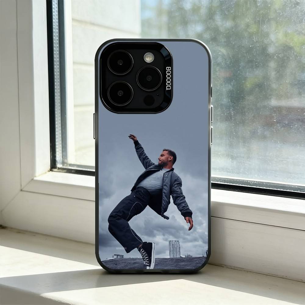S-Singer L-Liam Payne Phone Case For iPhone 17,16,15,14,13,12,11 Plus,Pro Max,XS,Colorful Silver Phone Case Funda Cover