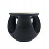 Black Spherical Fireplace