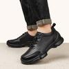 Fashion New Outdoor Male Flats Genuine Leather Men's Walking Shoes Thick Bottom Handmade Skate Shoes Men Brand Lace-Up Mens Sneakers