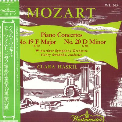 LP Record CLARA HASKIL HENRY SWOBODA WINTER  Mozart Piano Concertos No.19 F Majo WL5054 WESTMINSTER 1951 Japan Classical Used