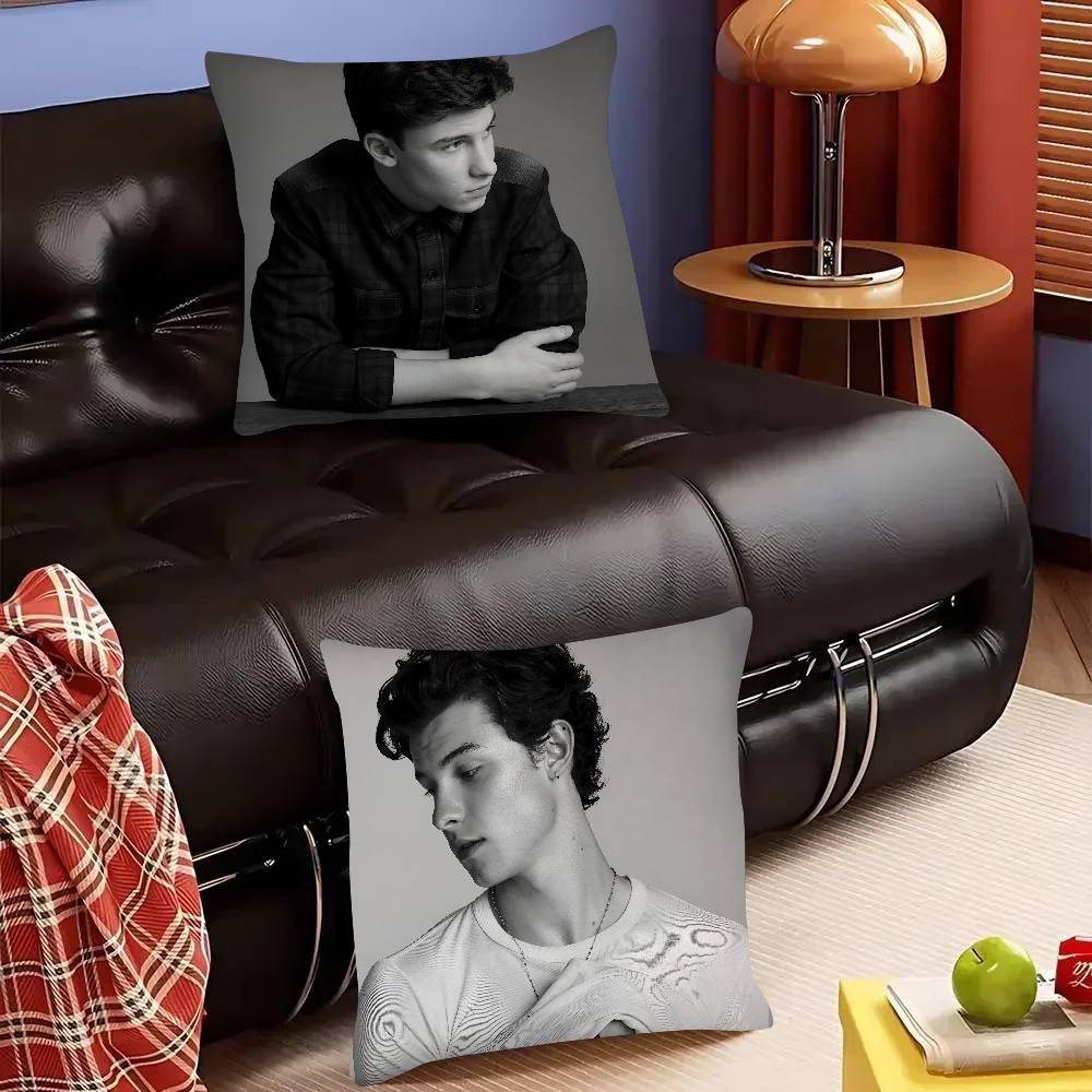 Migliore Federa per Cuscino Shawn Mendes Federa Quadrata alla Moda Camera da Letto Divano Stanza Decorazione Ins Tempo Libero