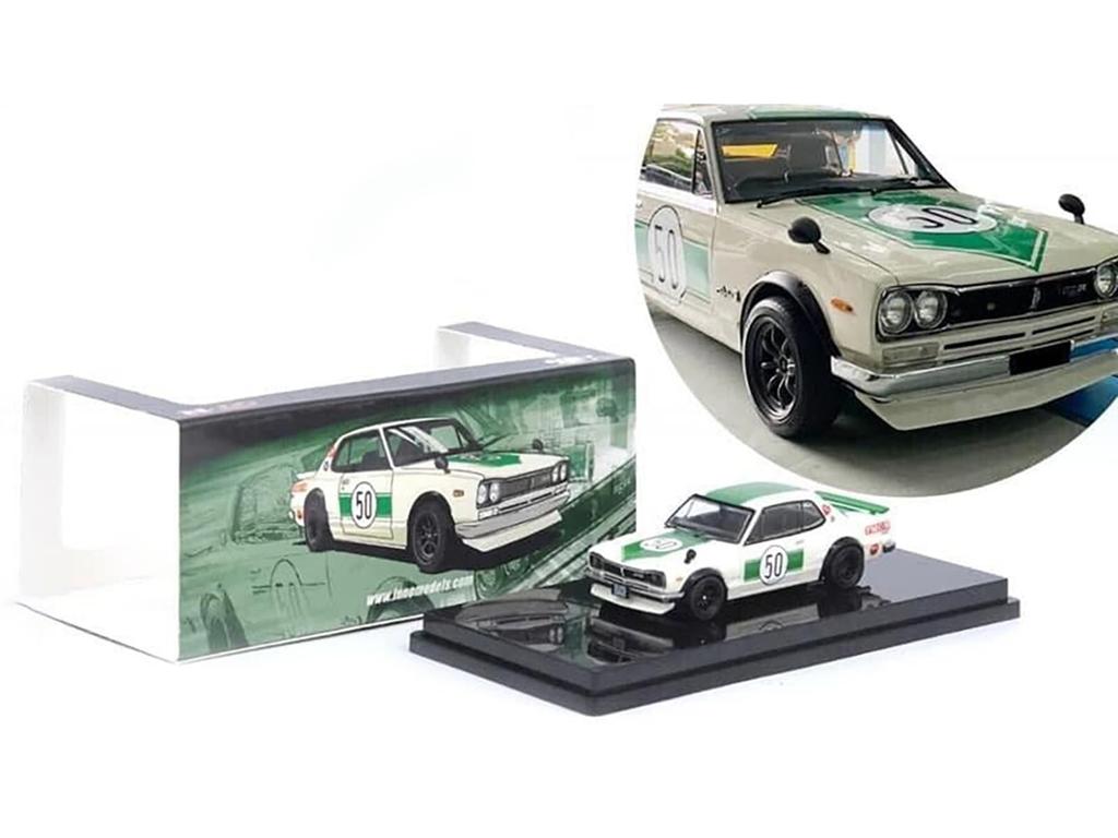 Inno Models Scale Nissan Skyline 2000 Malaysia Diecast Expo 2023 Event Exclusive Finished 1/64 GT-R (KPGC10) White, Model,