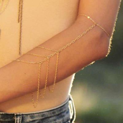 European and American Fringed Bracelets, Arm Chains, Personalized Jewelry, Sexy Multi-layer Fringed Arm Chain Bracelets