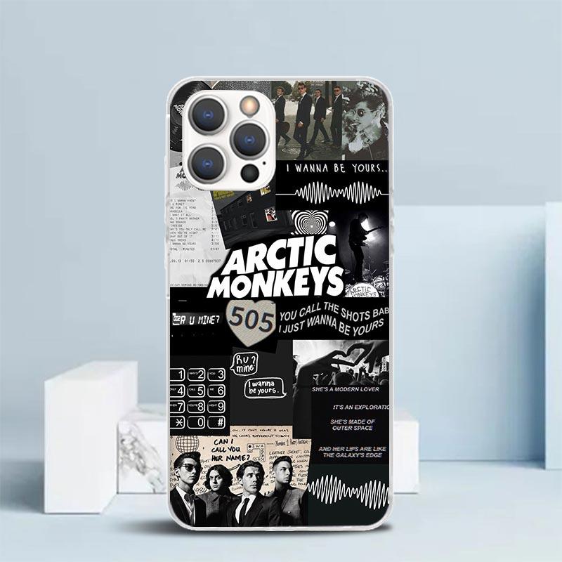 Arctic M-Monkeys Special Offer Soft Cover for iPhone 16 17 Air 15 14 Pro Max 16E Phone Case 13 Mini 12 11 7 SE 8 Print Pattern F