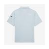 Logo Button Short Sleeve Polo Shirt Unisex Polo Shirts Light-Blue NT7PR09A