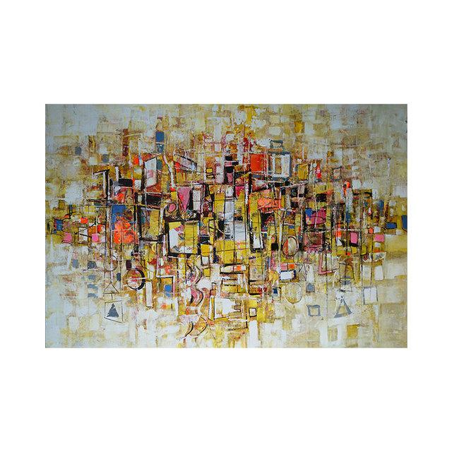 

Абстрактная красочная картина маслом с принтом всплеск краски холст стены искусства кисти плакаты для украшения гостиной Настенный декор Cuadros 21cm×30cm NoFrame