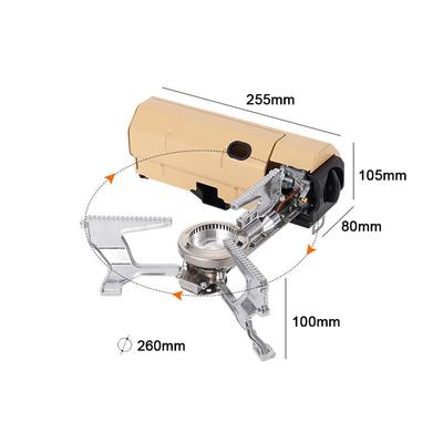Camping Cassette Stove Portable Folding Camp Gases Burner Butane Stove 2600W with Electronic
