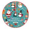 Snowflake Print Christmas Tree Skirt Santa Claus Printed Christmas Decoration  Home Holiday
