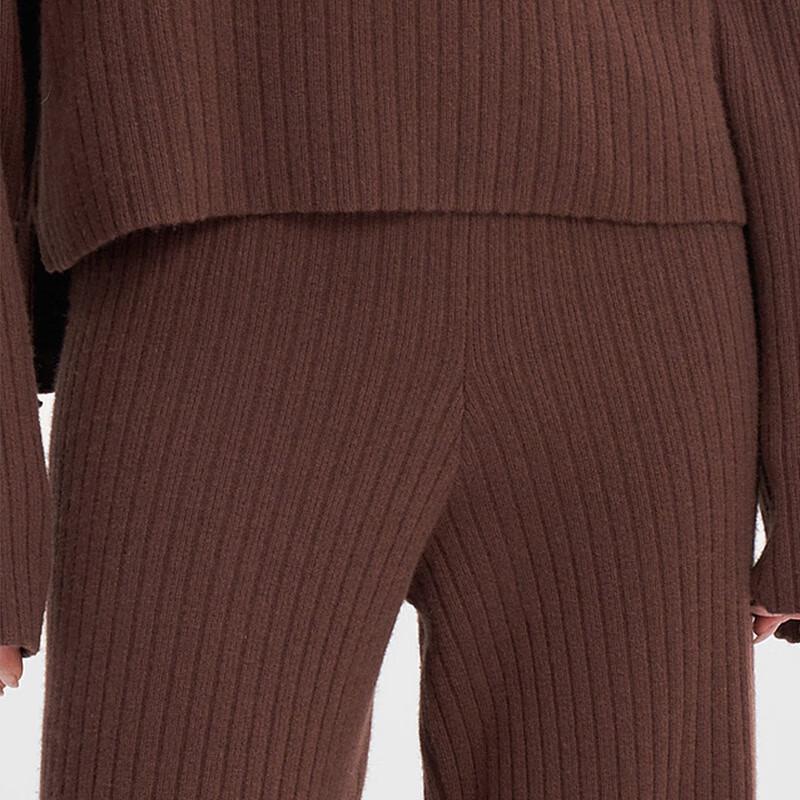 ELLASSAY Women's Wool Cashmere Blend Knitted Trousers