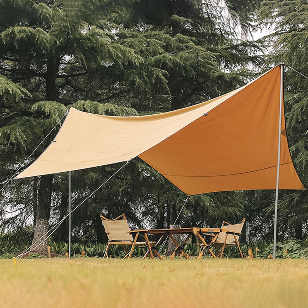 25mm Beach Shelter Tarp Awning Pole Wind Resistance Accessories for Backpacking Camping Portable Canopy Awning Support Pole